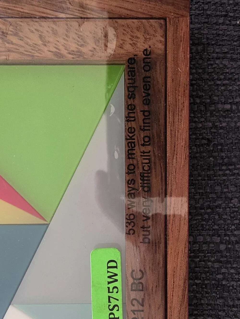 Creative Crafthouse Stomachion Archimedes Puzzle Wood Acrylic NEW Sealed